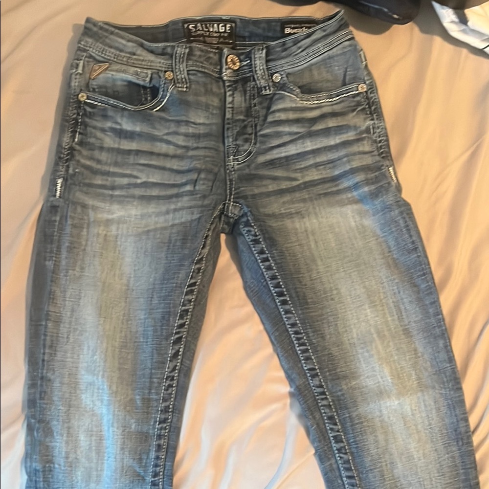 Salvage Women's Blue Jeans